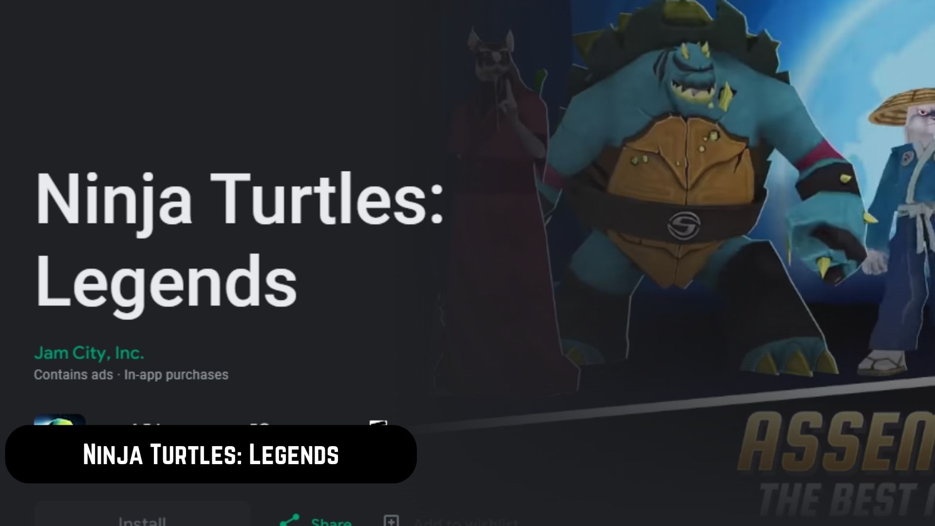 Teenage Mutant Ninja Turtles: Legends - Jam City